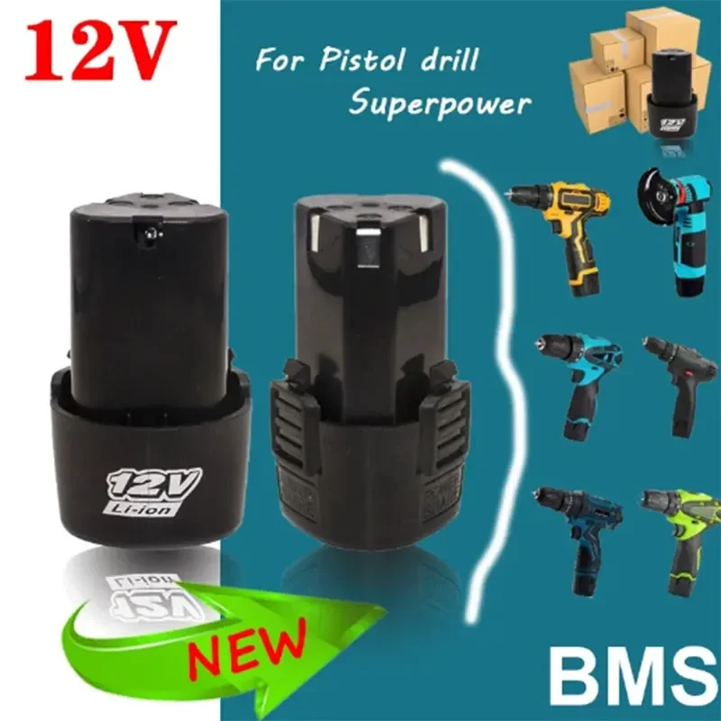 

2024New Lithium Battery 12V 3500mAh Rechargeable Battery For Angle Grinder Drill Electric Screwdriver Spare Battery EU US AU