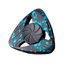 Spinner antiestrés de Metal EDC para adultos, juguete antiestrés de mano para aliviar el estrés, descompresión, regalo para niños