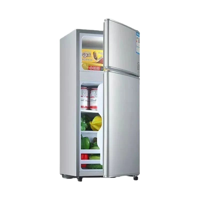 

Haier Refrigerator Double Door Freezing and preserving Suitable for kitchen Household Refrigerator mini fridge for room