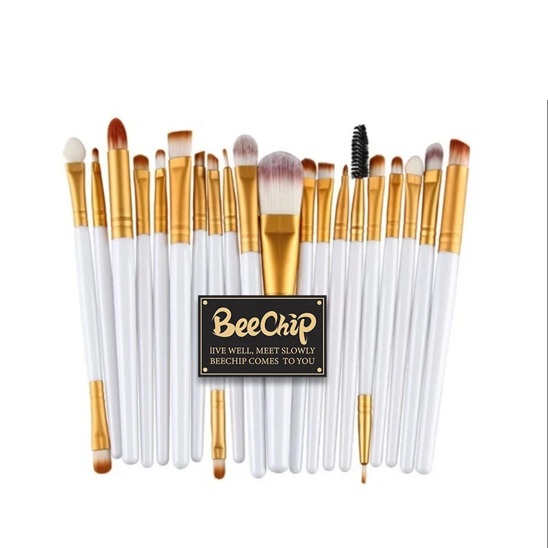 Makeup Brush Set 20 PCS Makeup Brush Set Eye Shadow Brush Set Foundation Beauty Tools Super Soft Man-made Fibers