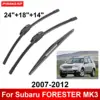 1/2/3/4/6PCS Car Wiper For Subaru FORESTER MK3 2007-2012 Front Rear Wiper Blades Brushes Auto Accessories 2008 2009 2010 2011 1