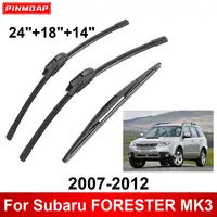 1/2/3/4/6PCS Car Wiper For Subaru FORESTER MK3 2007-2012 Front Rear Wiper Blades Brushes Auto Accessories 2008 2009 2010 2011 1