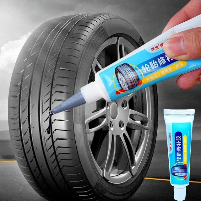 Black Tyre Repair Instant Car Tire Repair Glue Liquid Strong Rubber Glues  Wear-resistant Rubber Non-corrosive Adhesive Glue - AliExpress