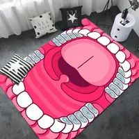 The Dentist Tooth Floor Mat Entrance Door Mat Nordic Style Bedroom Living Room Doormat Home Balcony Anti-Slip Modern Home Decor 1