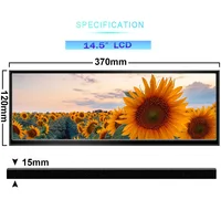 12.3 /14.5 inch TouchScreen Monitor HDMI & Type C 1920x720/2.5K IPS Display  LCD Bar Computer Temp Display Widescreen - Image 3