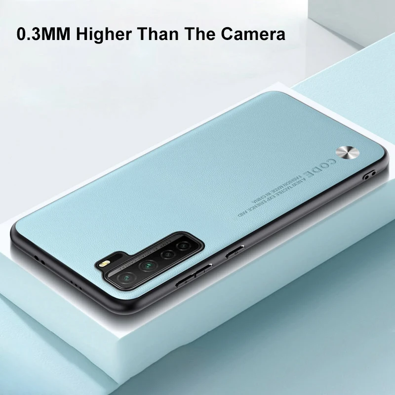 Luxury PU Leather Matte Silicone Phone Case - Premium Back Cover Protection
