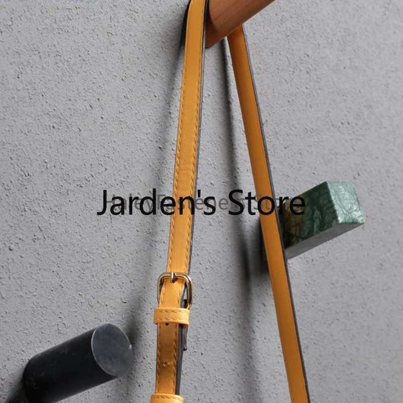Luxury marble hook creative cylindrical coat hook Nordic style wall hanging bedroom wardrobe hanger 6