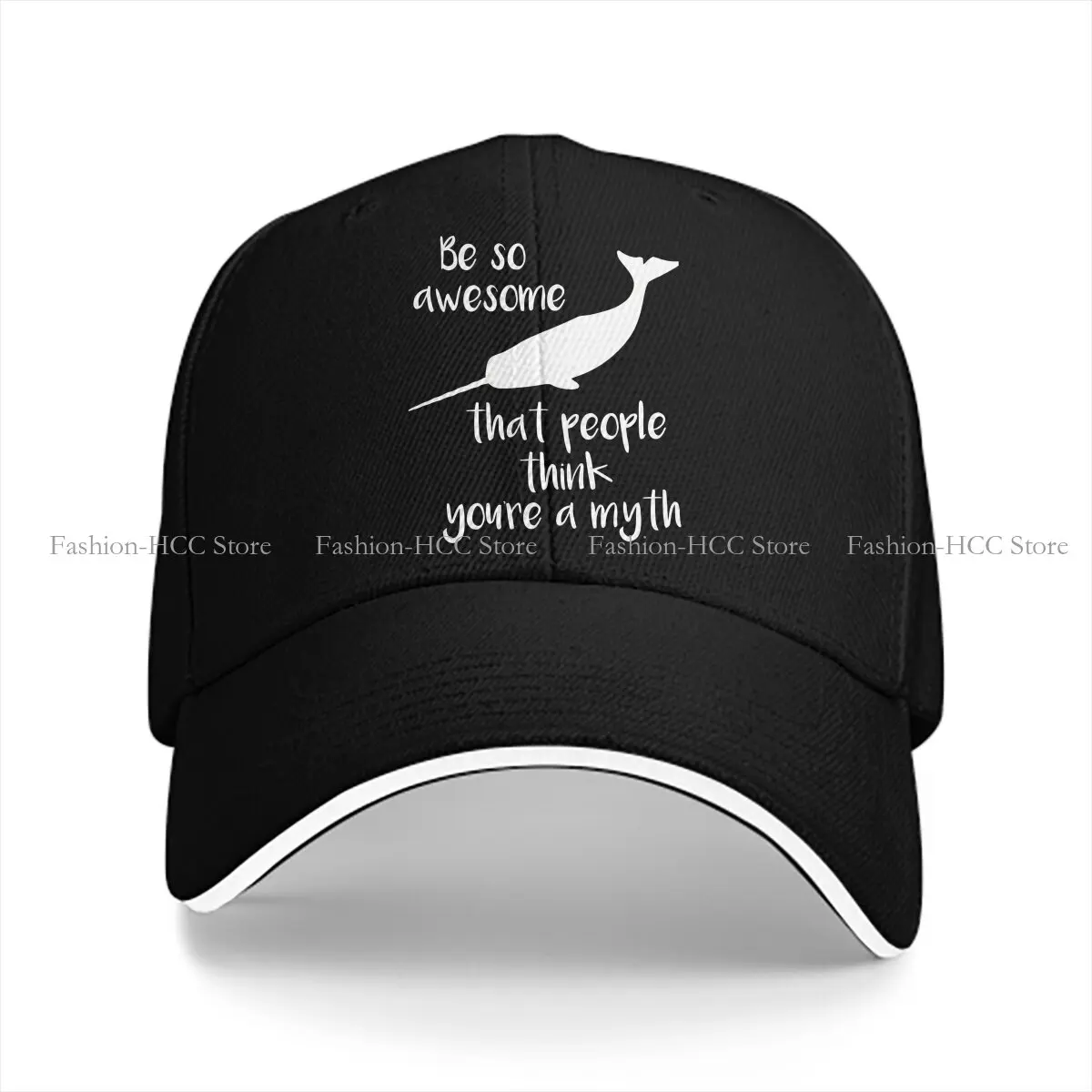 

Summer Cap Sun Visor Inspirational Hip Hop Narwhal Peaked Hats