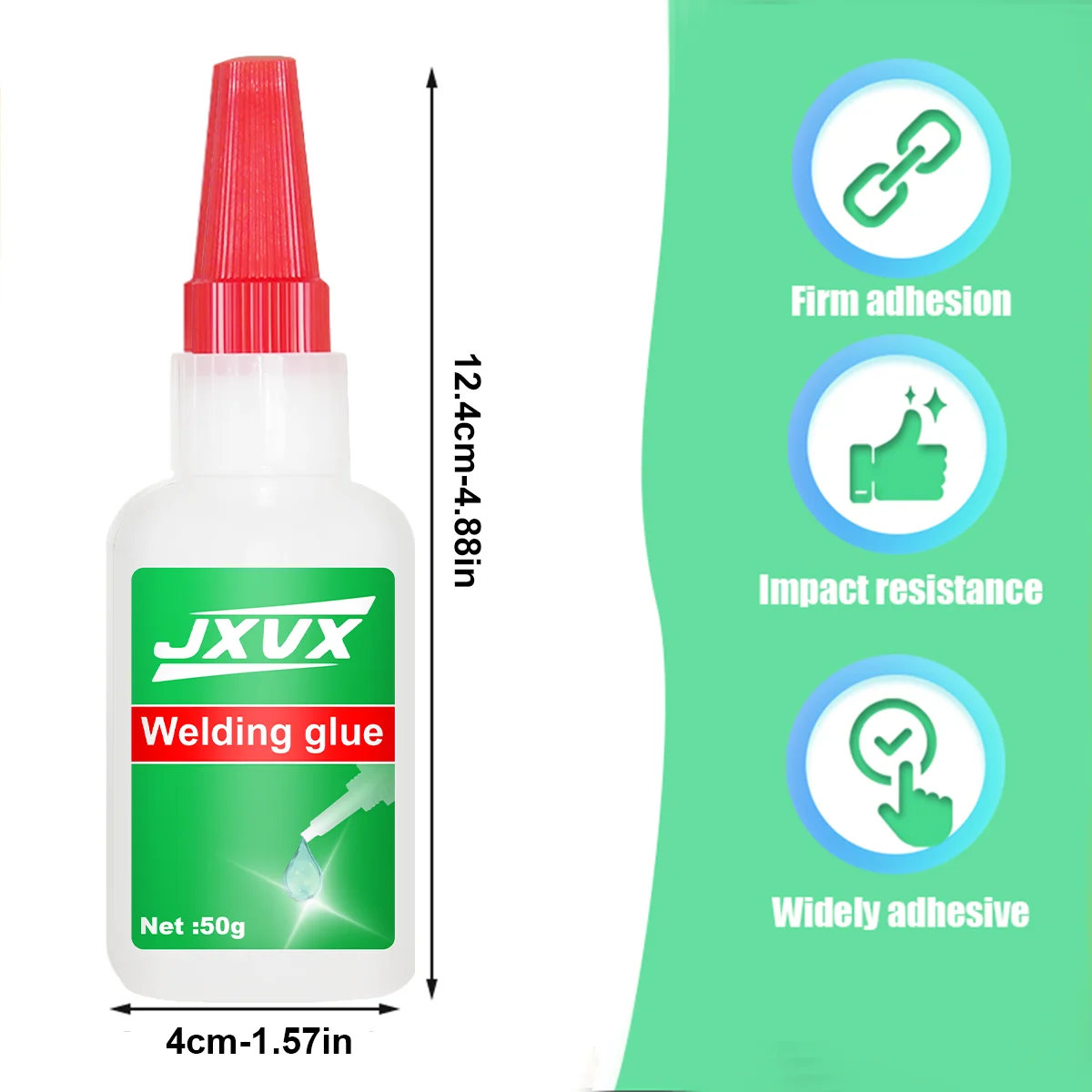 Colle Super Glue Haute Performance 50g - Lot 1/2/3 Pièces pour Modélisme