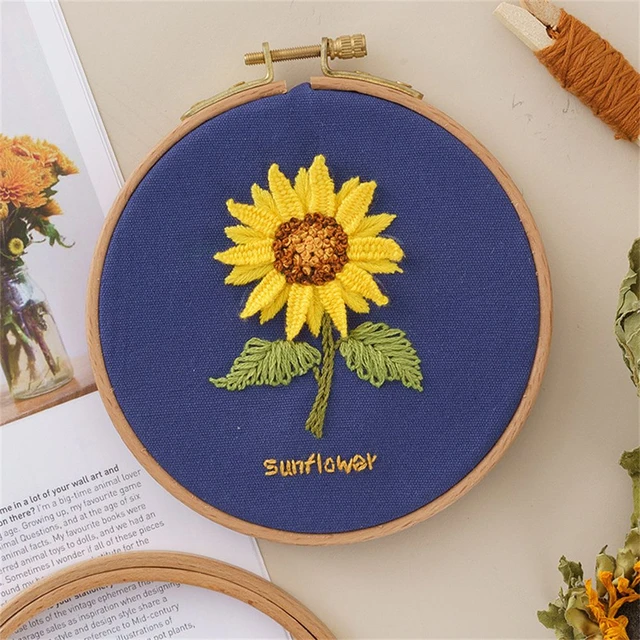 3 Pcs Embroidery Kit for Beginner, Learn To Embroidery Art, Female Gift  Wall Art, Girl Embroidery Pattern, DIY Embroidery Kit - AliExpress