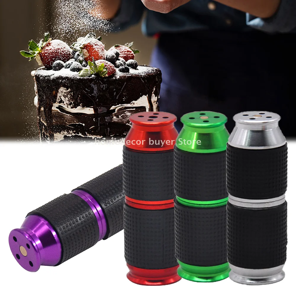 1pcs Portable Aluminum Cream Whipper For 8g Gas Bottle Mini Rubber Grip Safe Kitchen Dessert Tool Foamer Whipped Cream Dispenser