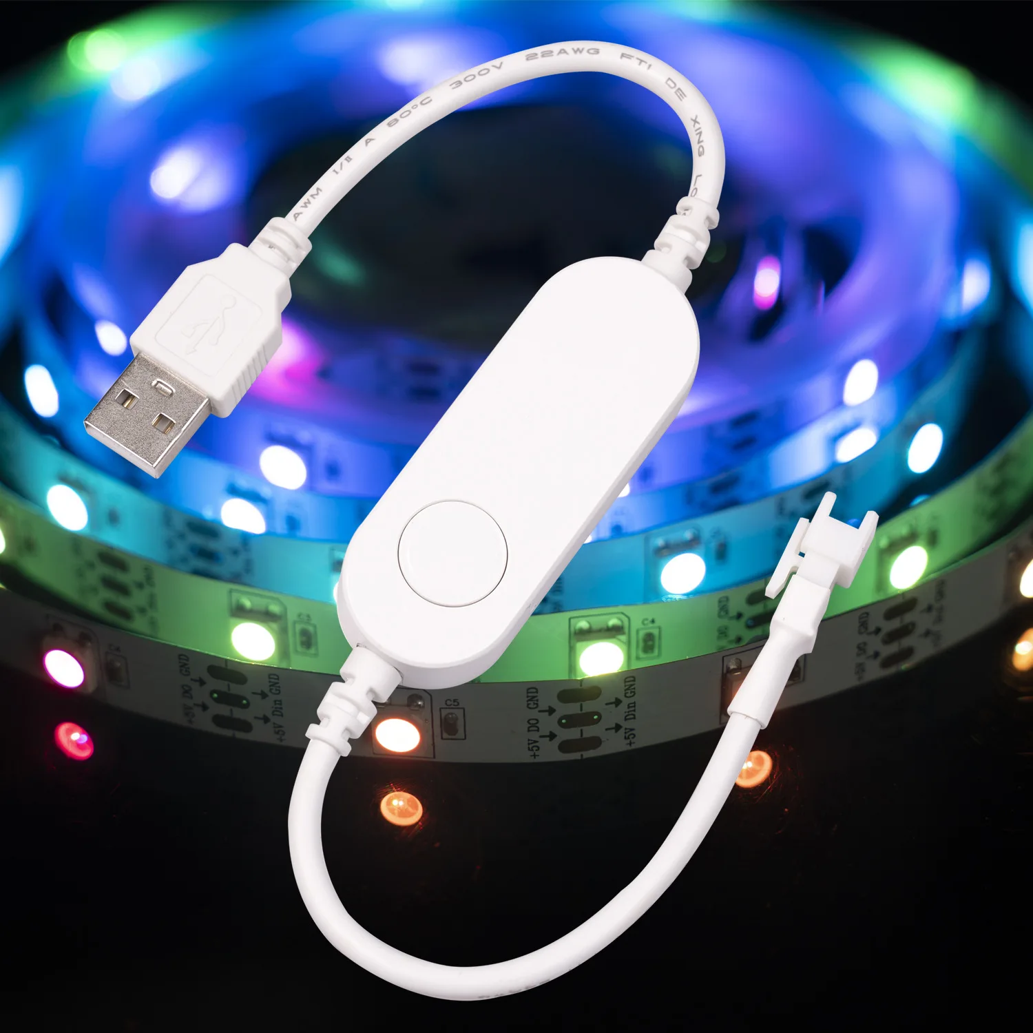 

3.5m mobile phone Bluetooth controller with adhesive back Bar KTV Home smart slide LED lamp with marquee