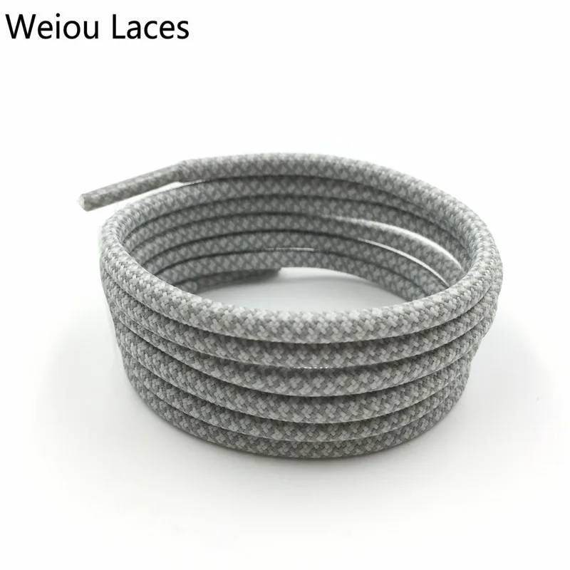 (30Pairs/Lot)Weiou 4.5mm Fashion Polyester Sports Running Shoestring Custom Color Shoelaces Rope Lacing For Sneakers Martin Boot