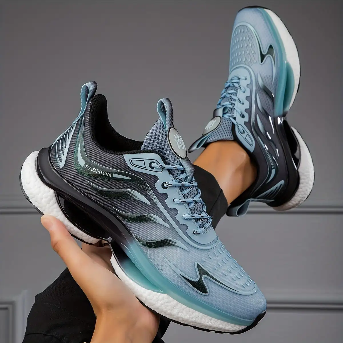 

2023 New Fashion Running Shoes With Air Cushion, Unisex Shock Absorption for Men