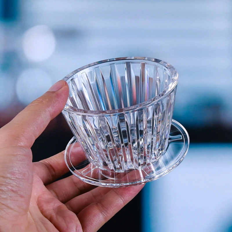 موجة قهوة زجاجية + ٥٠ فلتر