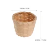 Basket Baskets Mini Woven Storage Wicker Flower Crafts Tiny Rattan Easter Picnic Miniature Holder Decor Gift Artificial Pot Desk 3