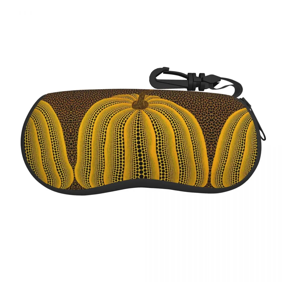 

Yayoi Kusama Pumpkin Shell Eyeglasses Case Men Women Cute Abstract Art Glasses Case Sunglasses Box Pouch