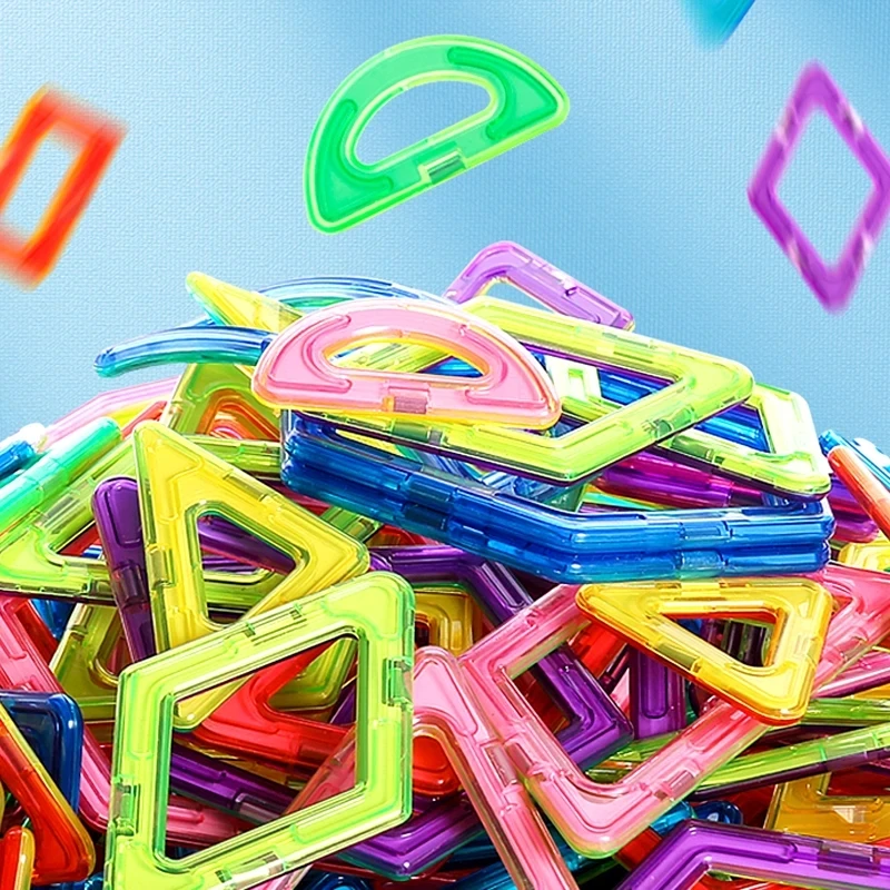 Magnets Toys for Kids Magnetic Blocks Magnetic Constructor Designer Set 30-168pcs Educational