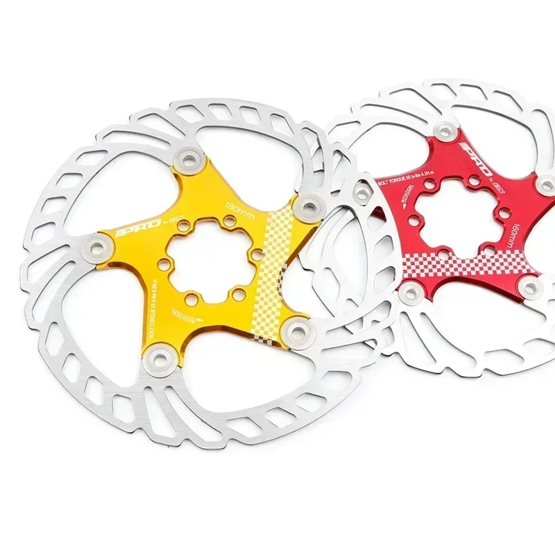 Bicycle Disc Brake Rotors 203 140 160 180 mm 6 Hole With Screw For Shimano Hydraulic Disc Brake