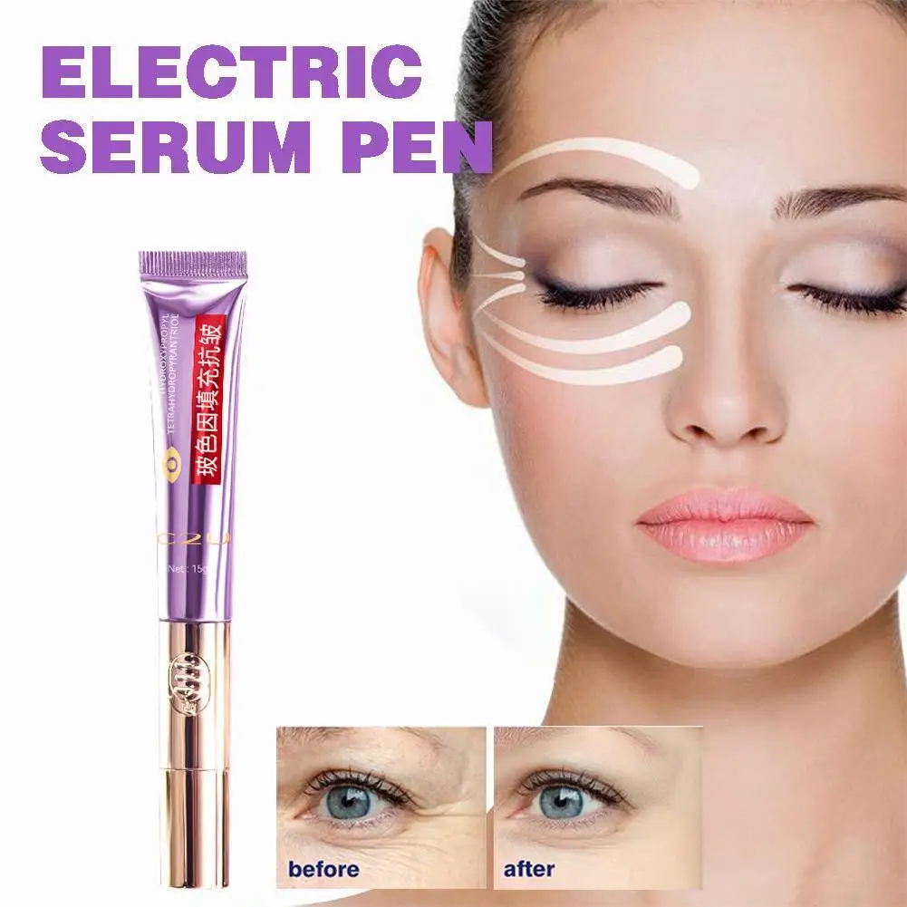 

Electric Eye Serums Pen Moisturizing Anti-wrinkle Cream Electric Serums Pen Rejuvenating Eye Cream Pen For Puffiness Eyes R W9B4