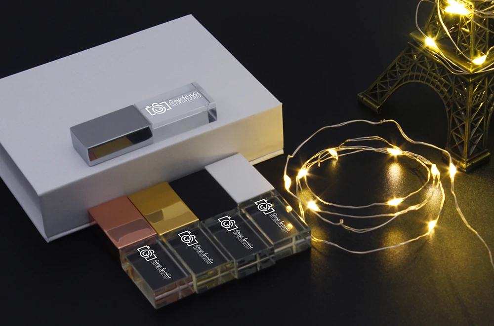 64gb ouro cristal 32gb 16gb usb vara