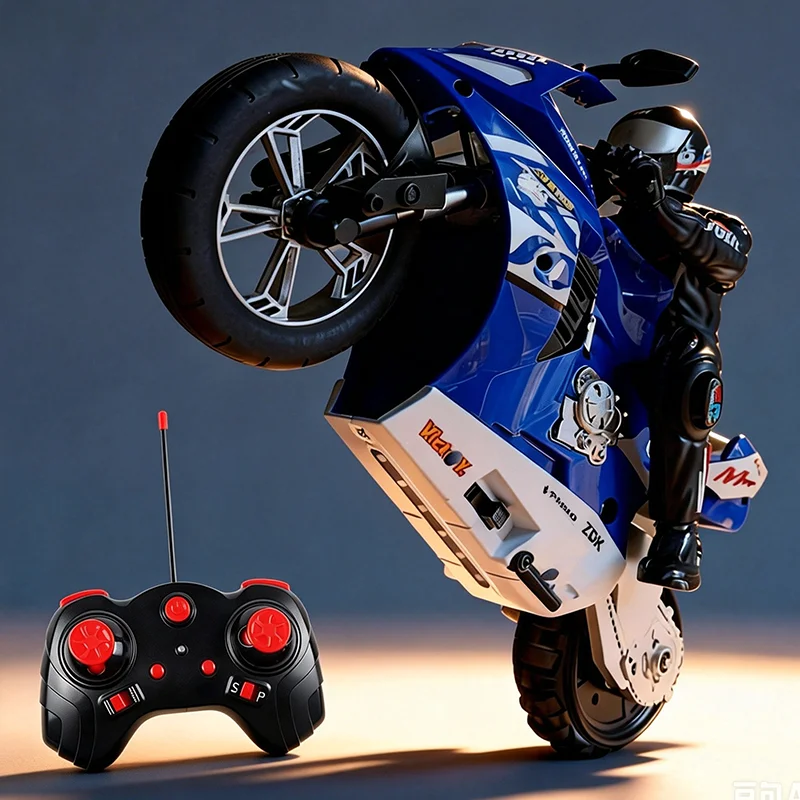 High-Speed Remote Control Racing Motorcycle Toy