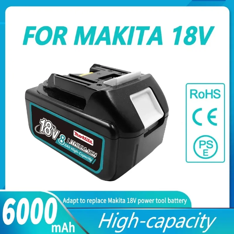 Per Batteria Ricaricabile Makita 18V 12.0Ah 18650 Cella Agli Ioni Di Litio Adatta Per Utensile Elettrico Makita Bl1860 Bl1830 Bl1850 Lxt400