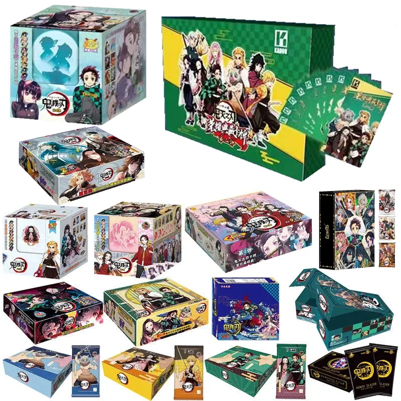 New Demon Slayer Cards Infinite Train Ssp Card Diamond Rare Card Tanjirou Kamado Nezuko Character Anime Collection Card Toy Gift