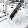 Acrylic Transparent Minimalist Ins Foldable Phone Holder Desktop Lazy Tablet Stand For iPhone iPad Galaxy Tab Smartphone Bracket 5