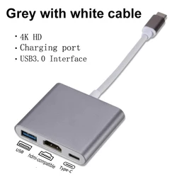 Cavo adattatore 3-in-1 USB-C a HDMI 4K Premium