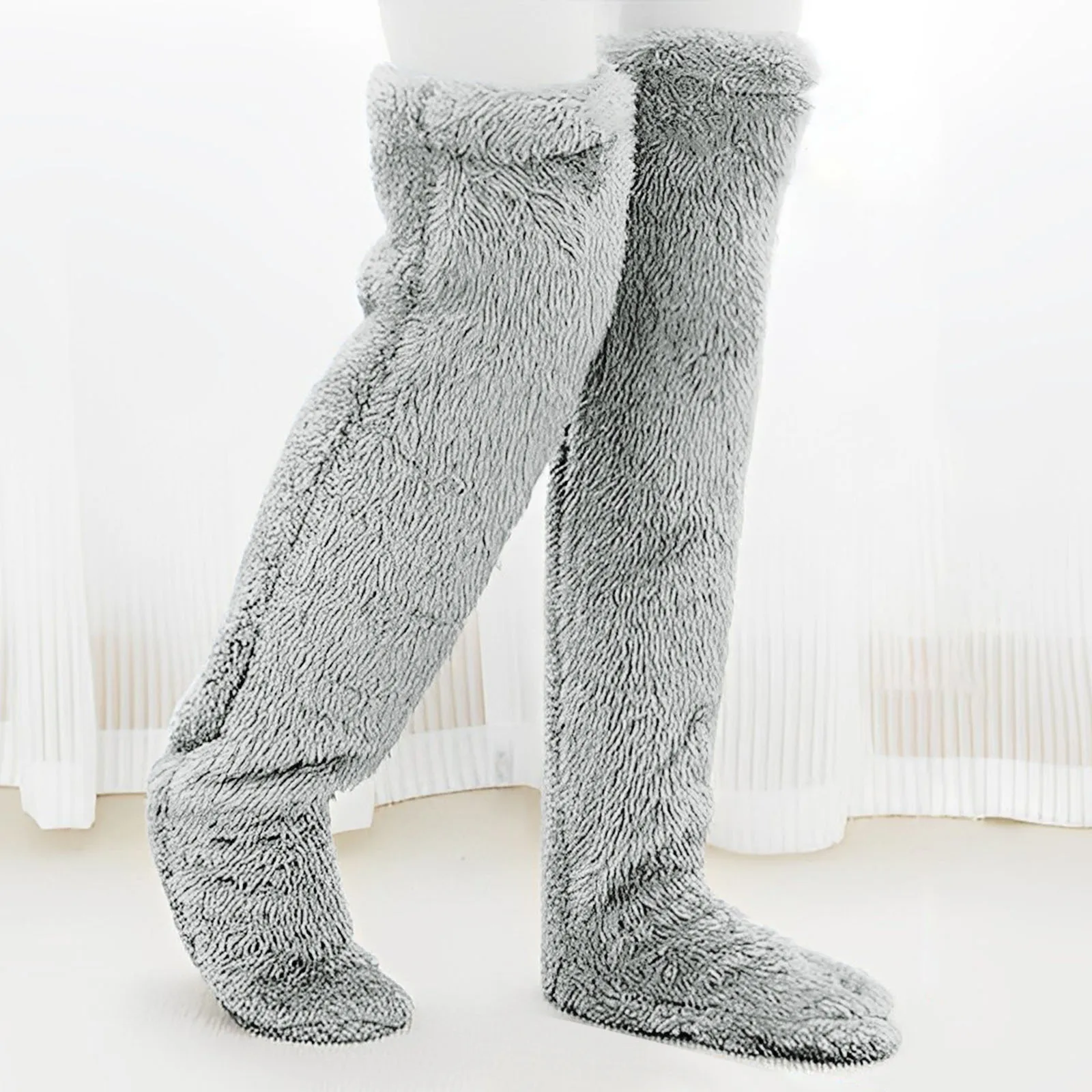 2023 Autumn/Winter Teddy Bear floor socks Thigh-high socks knee pads Warm high socks for girls
