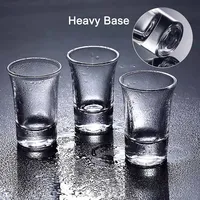 Shot Glass,1.5 Ounce Clear Shot Round Shot Glasses Small Glass Shot Cups for Vodka, Whiskey, Tequila, Espresso, Liquor 2