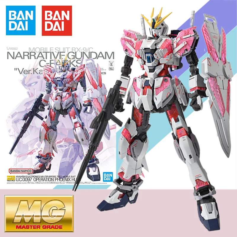 

Bandai оригинальный MG 1/100 PB ограниченная повествовальная GUNDAM C-PACKS VER.KA модель комплект экшн-фигурки сборка коллекционная игрушка подарок для ребенка