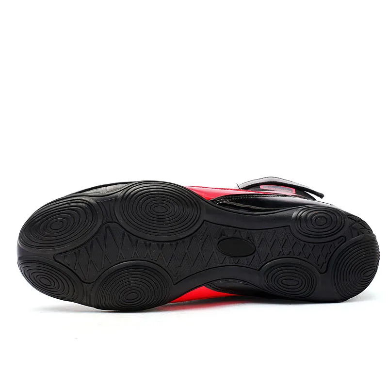 New men's boxing. Wrestling sports shoes, high top foot protection fencing shoes, squat weightlifting breathable and non