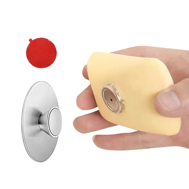 Magnetic Soap Holder Self Draining Punch Free Hanging Self Adhesive Air Dry For Soap Storage Shower Wall Bathroom Organizer soap holder,shower soap tray,soap dish rack