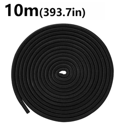 Universal Car Door Seal Edge Protector and Decorative Strip (Black 10m)