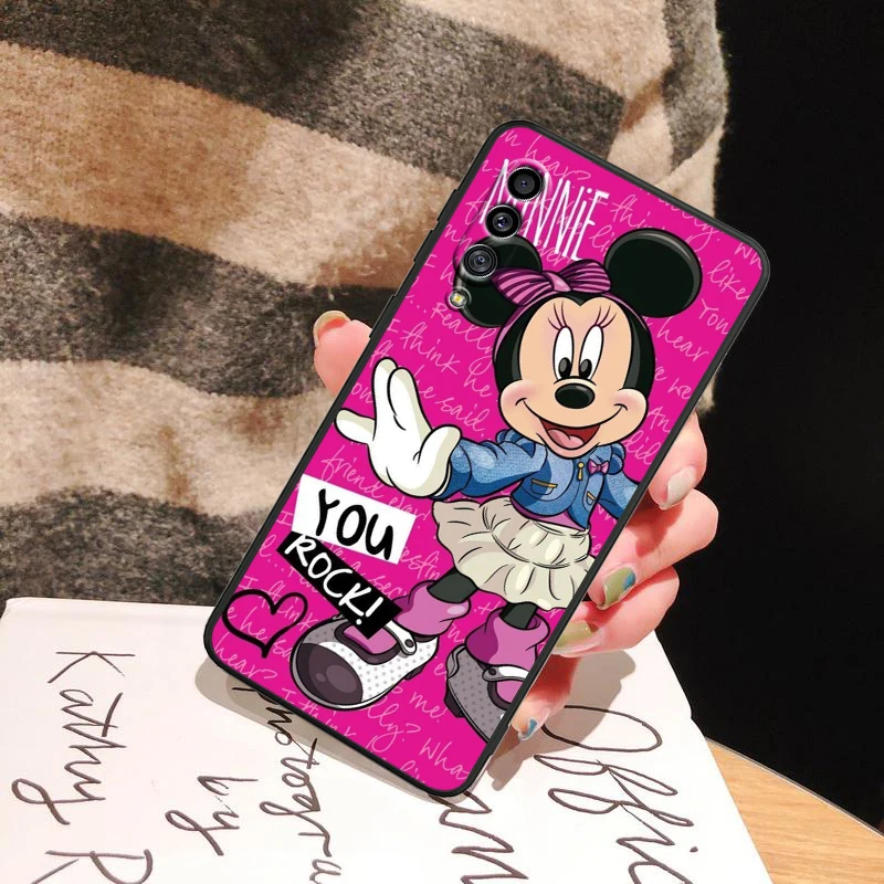 silicone cover with s pen Chuột Mickey Dành Cho Samsung Galaxy Samsung Galaxy A90 A80 A70 S A60 A50S A30 S A40 S A2 A20E A20 S A10S a10 E Đen Ốp Lưng Điện Thoại silicone case for samsung