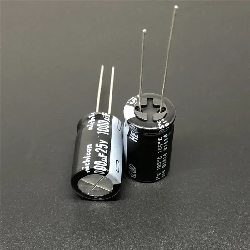 

5pcs/50pcs 1000uF 25V NICHICON HE Series 12.5x20mm Extremely Low Impedance 25V1000uF Aluminum Electrolytic Capacitor