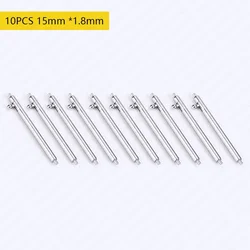 Quick Release Watch Strap Spring Bars & Repair Tool Kit - 10 Piece Set (10pcs 15mm  1.8mm)