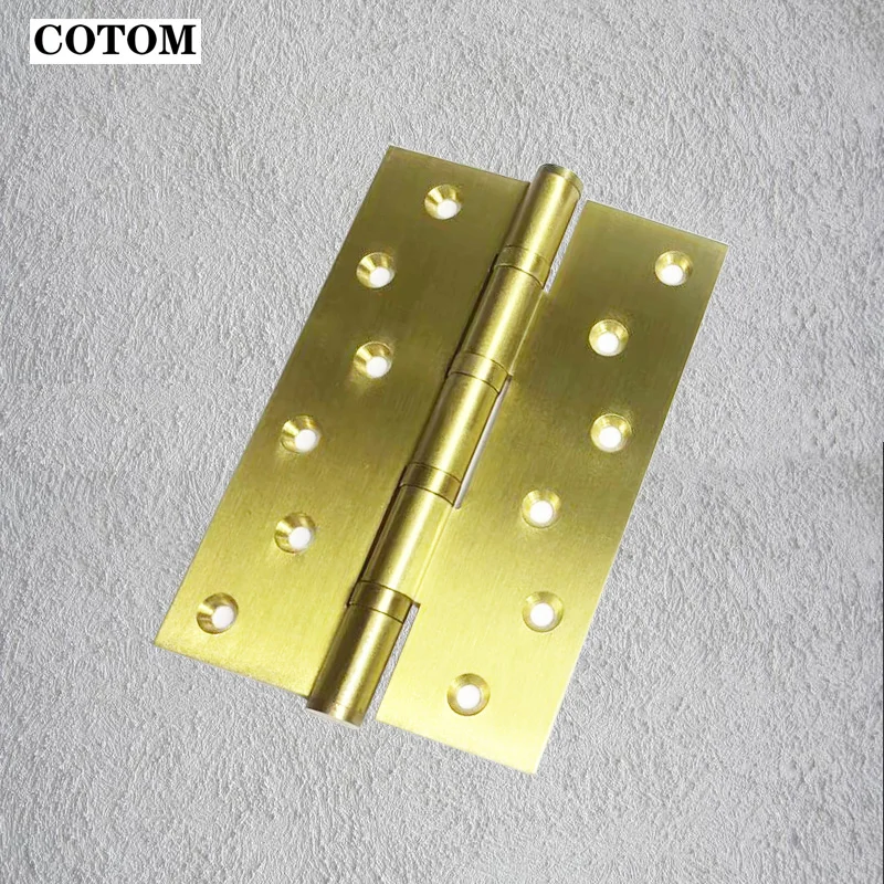 

1PC 5/6 Inch Durable Solid Brass Heavy Door Hinge Door Fittings Heavy Duty Hinge For Gate Ordinary Square Hinge