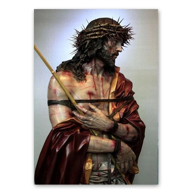 Christian Faith & Spiritual Inspiration: Jesus and the Samaritan Woman Canvas Art