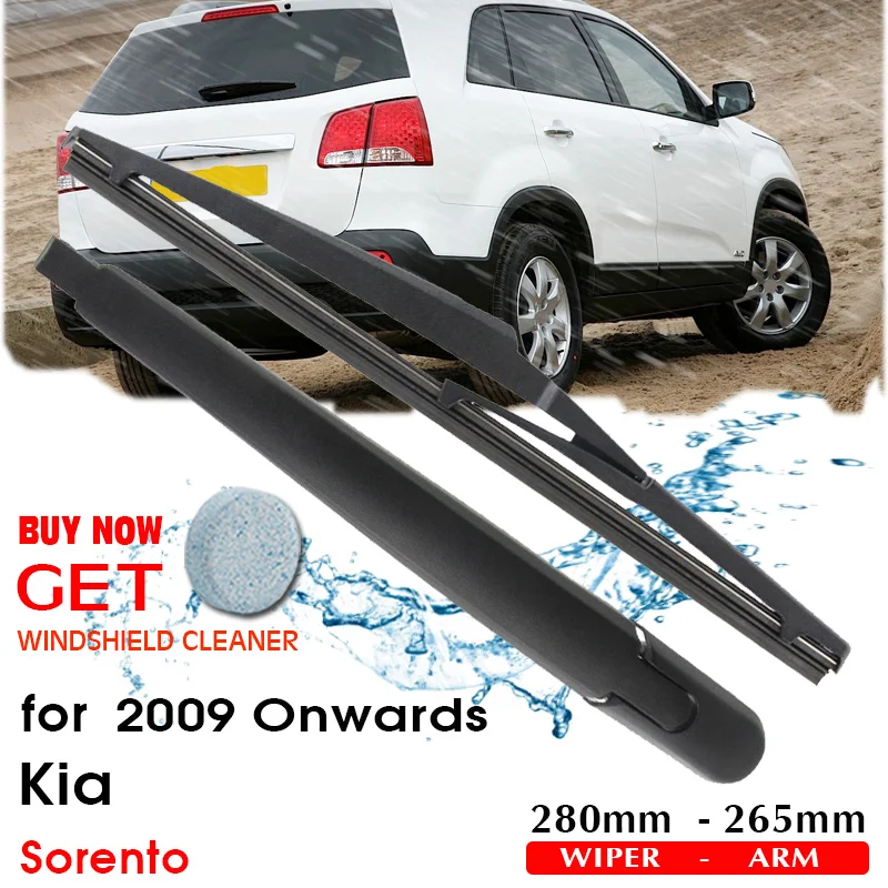 

BROSHOO Car Rear Wiper Blades Back Windscreen Wiper Arm For KIA Sorento Hatchback (2009 Onwards) 280mm,Windshield Auto Styling