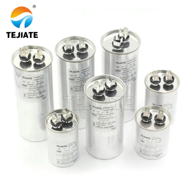 Condensateur de démarrage du compresseur de climatiseur CBB65, 20/25/30/35/40/45/50/60/70UF 450V 1