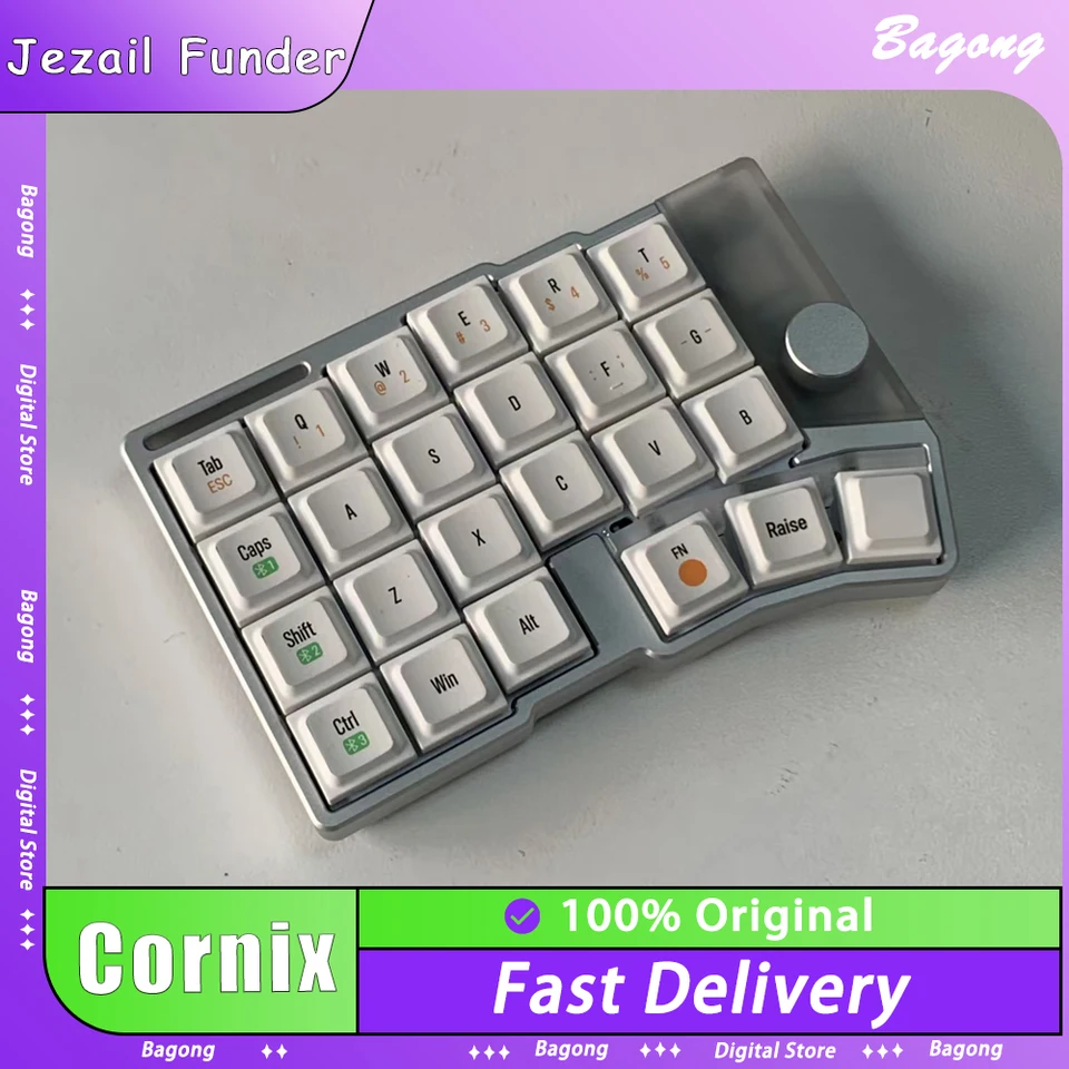 Jezail Funder Cornix スプリットキーボード Corne ロープロファイル