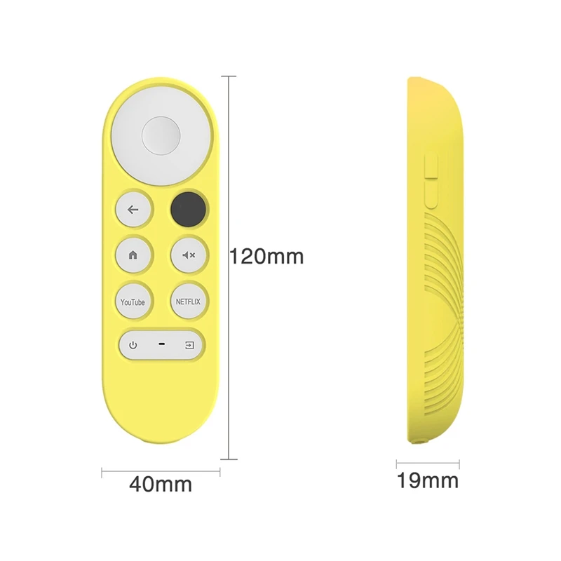Soft Silicone Case For Google Chromecast Remote Control Protective Cover Shell For Google TV Voice Remote Control