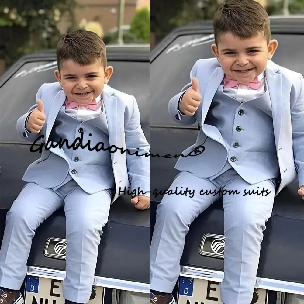 Toddler Dress Suit 3T Baby Boys Clothes Sets Bowtie Shirts Suspenders Pants 4pcs Gentleman Outfits Fall Suits 5 6 Years