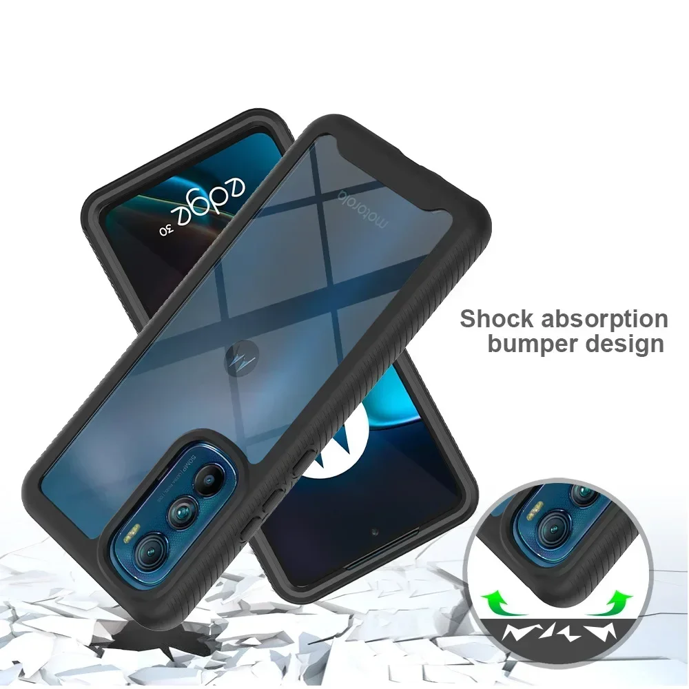 Hybrid TPU/PC Shockproof Rugged Case with Dual-Layer Protection