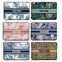 Europe America WOMAN BAG Fashion Designer Party Clutch Personalized Custom Print Name Letter Beach Bag Travel Cosmetic Bag 1