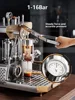 HomeWise 9Bar Manual Espresso Machine with PID Temperature Control 2.6L+3.6L Steam Milk Frother+Extraction Boiler Coffee Maker 2