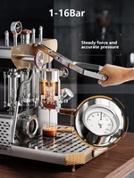 HomeWise 9Bar Manual Espresso Machine with PID Temperature Control 2.6L+3.6L Steam Milk Frother+Extraction Boiler Coffee Maker 2